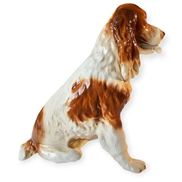 Vintage Romanian Porcelain Dog Collection Cocker Spaniel Dalmation Scottie - Picture 5 of 14
